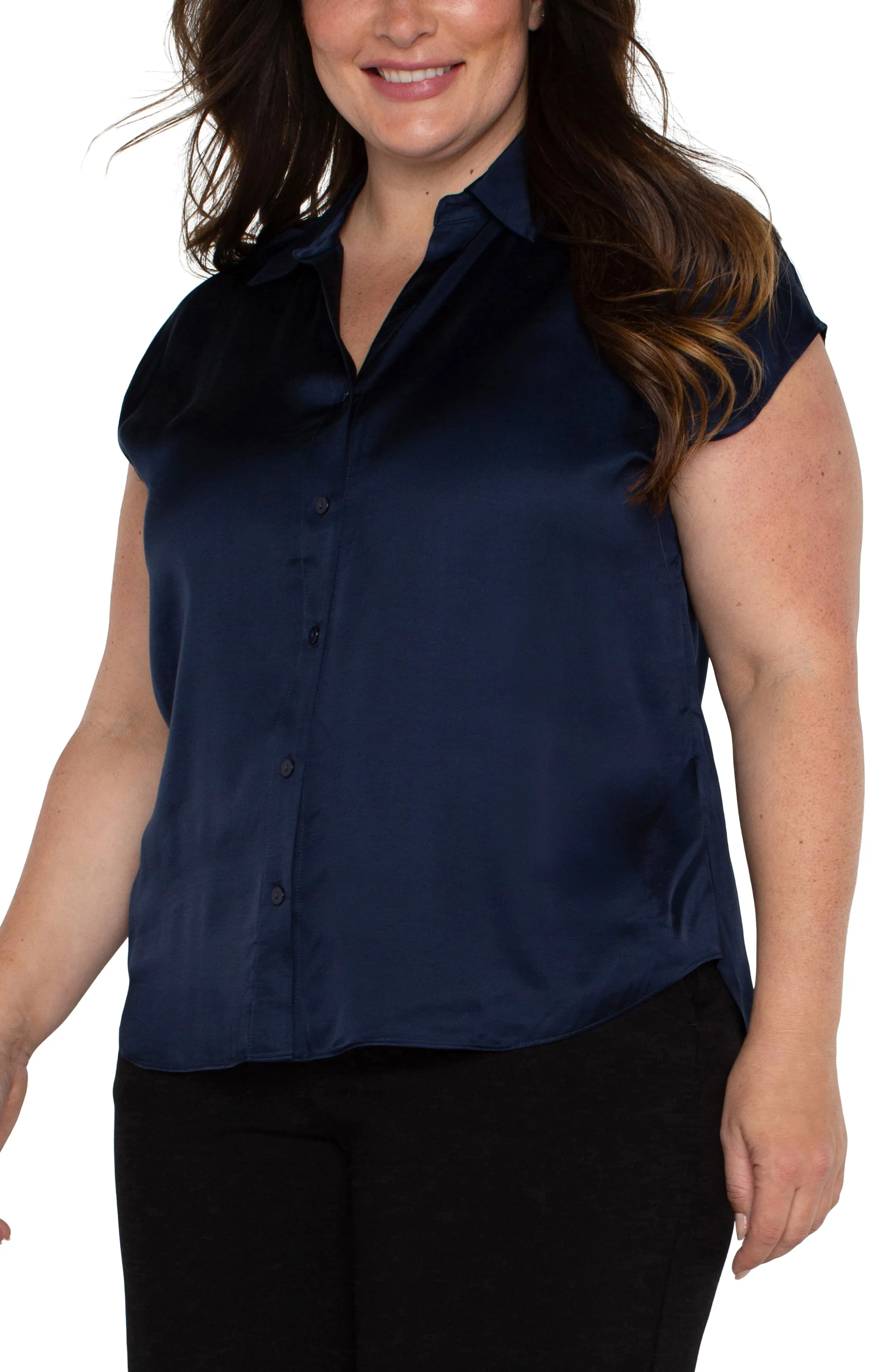 BUTTON FRONT DOLMAN SLEEVE BLOUSE sold by Liverpool Jeans Company