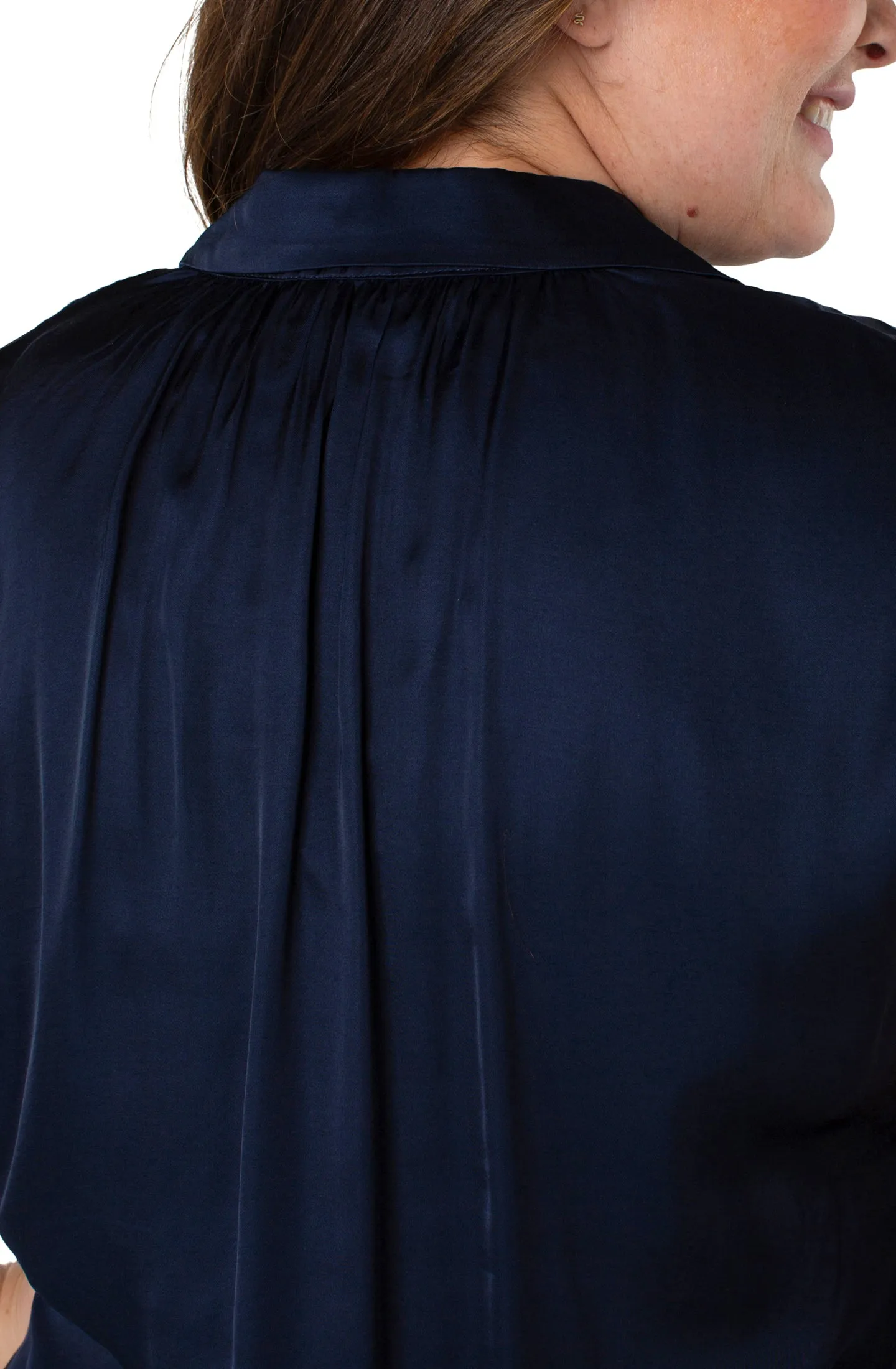 BUTTON FRONT DOLMAN SLEEVE BLOUSE sold by Liverpool Jeans Company product image thumbnail 2