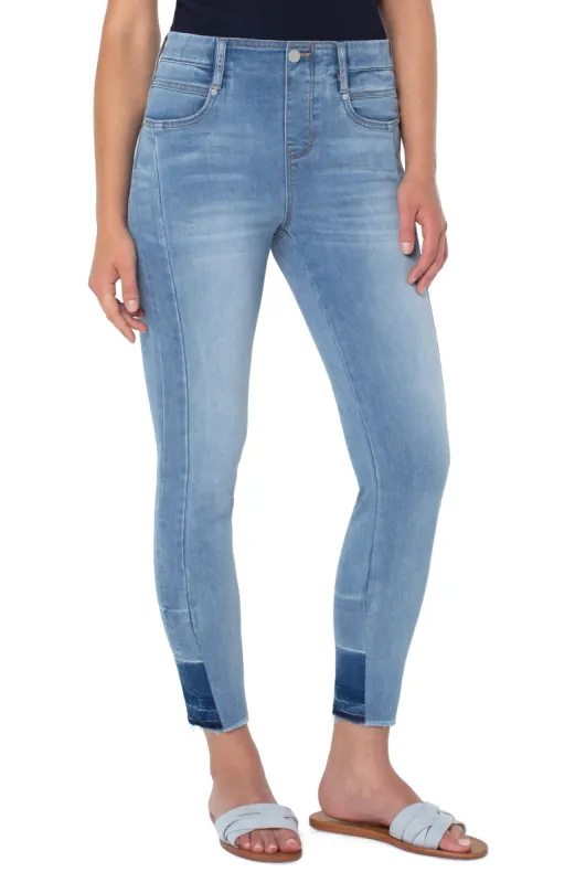 THE GIA GLIDER®  SEAMED CROP SKINNY made by Liverpool Jeans Company