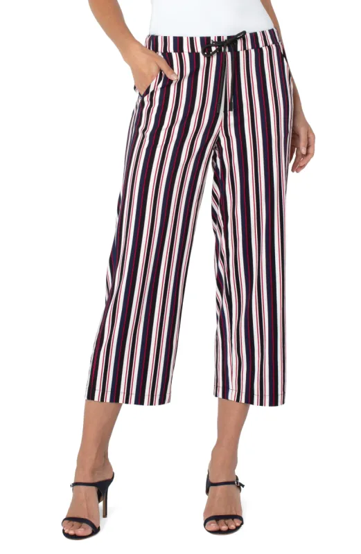 PULL ON WIDE LEG CROP TROUSER sold by Liverpool Jeans Company