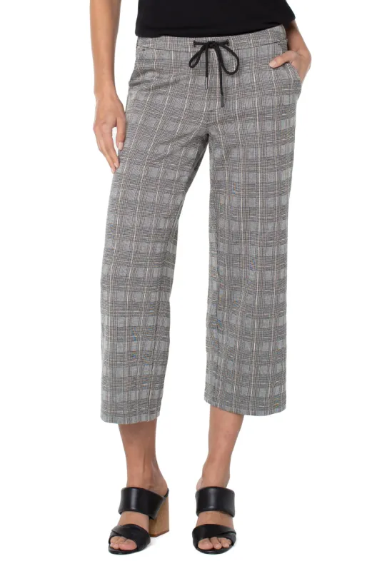 PULL ON WIDE LEG CROP TROUSER sold by Liverpool Jeans Company