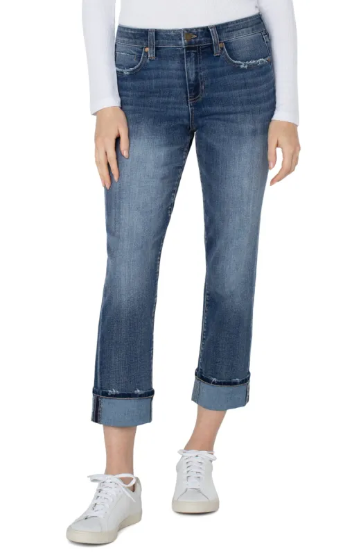 PETITE MARLEY GIRLFRIEND CUFFED ECO JEAN sold by Liverpool Jeans Company