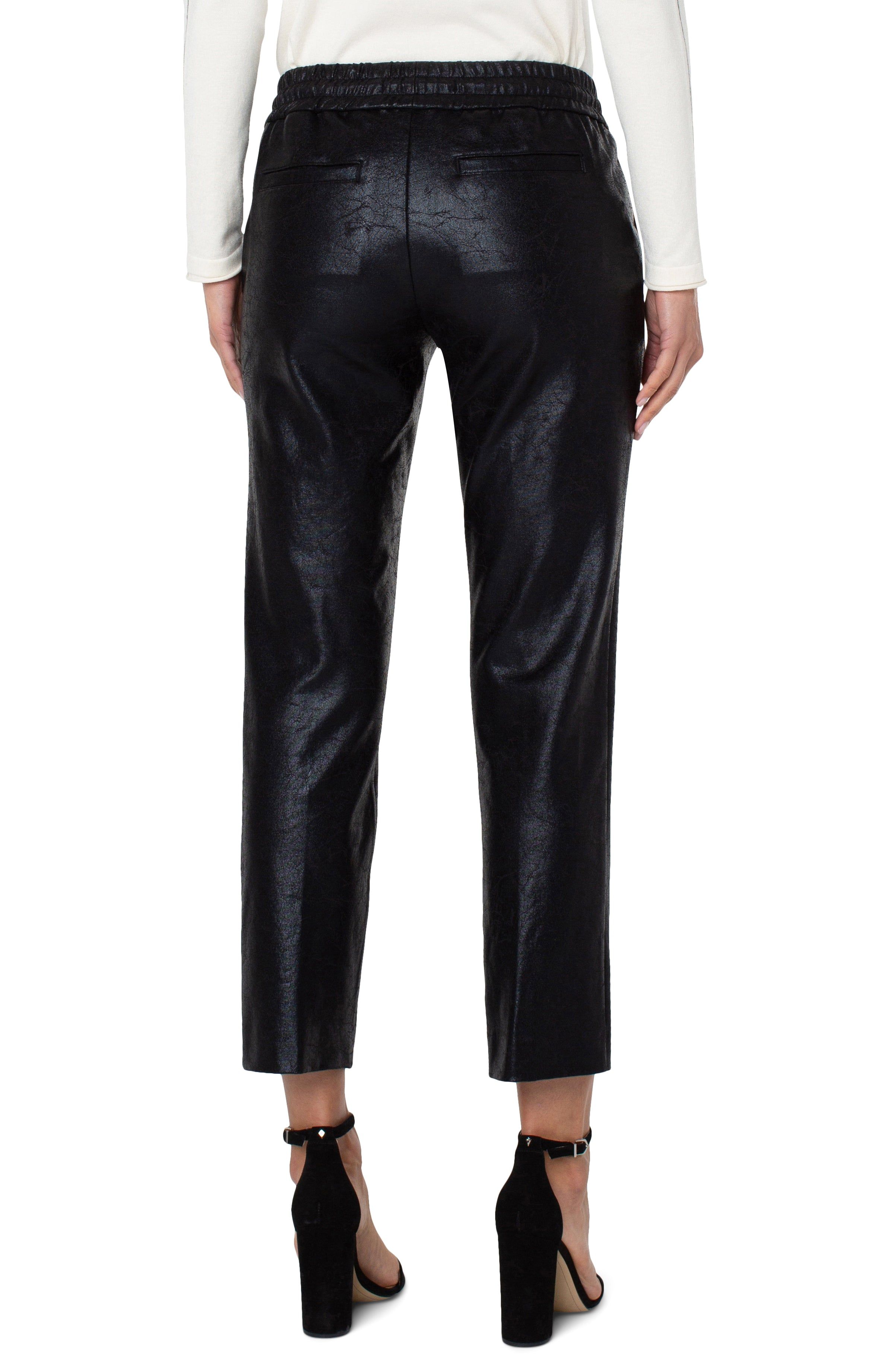 PULL ON ANKLE TROUSER WITH PIN TUCKS sold by Liverpool Jeans Company product image thumbnail 4