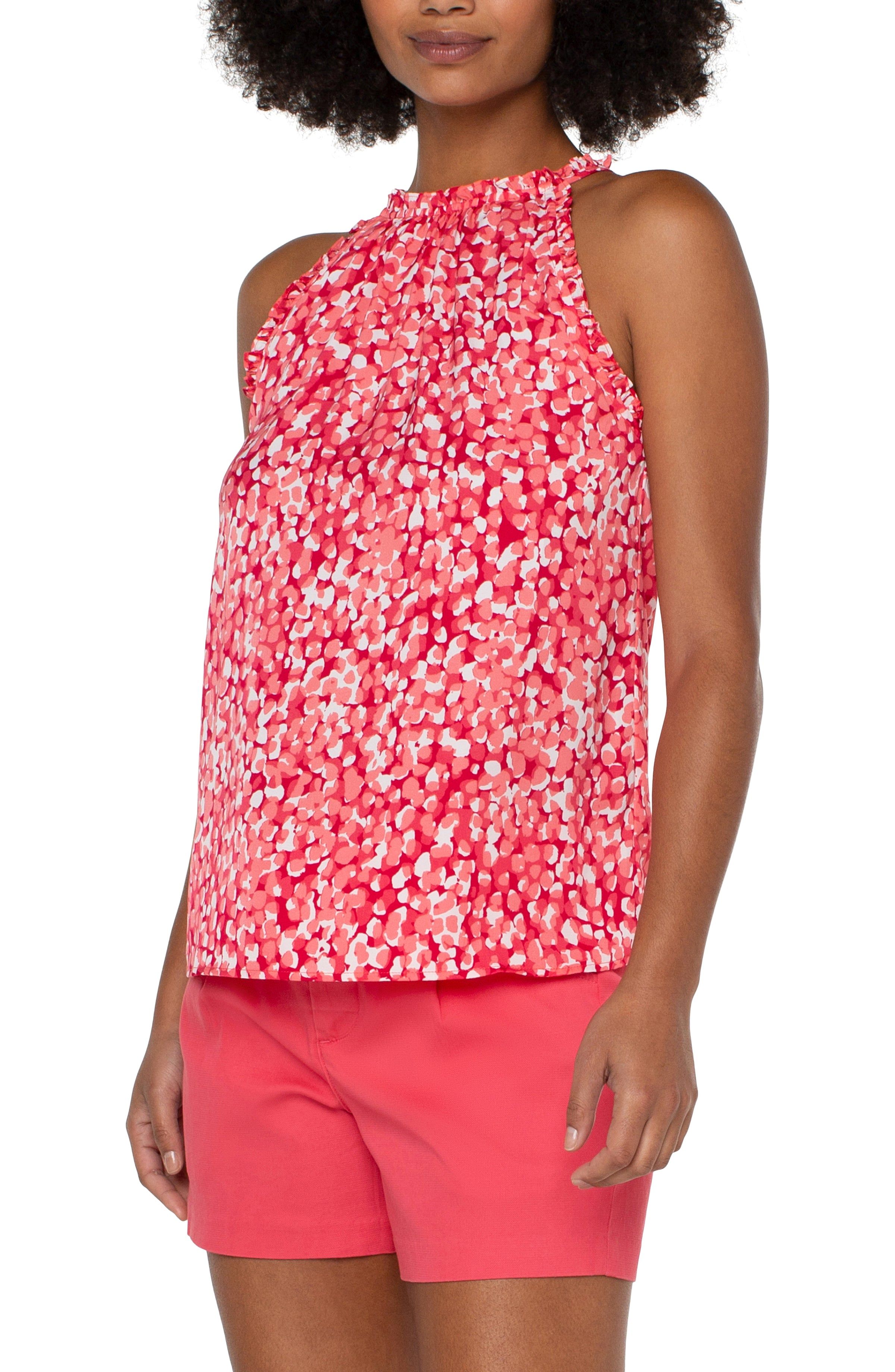 HALTER TOP WITH RUFFLES sold by Liverpool Jeans Company product image thumbnail 3