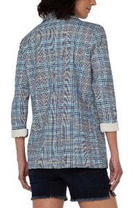 PETITE BOYFRIEND BLAZER WITH PRINCESS DART PATTERN KNIT sold by Liverpool Jeans Company