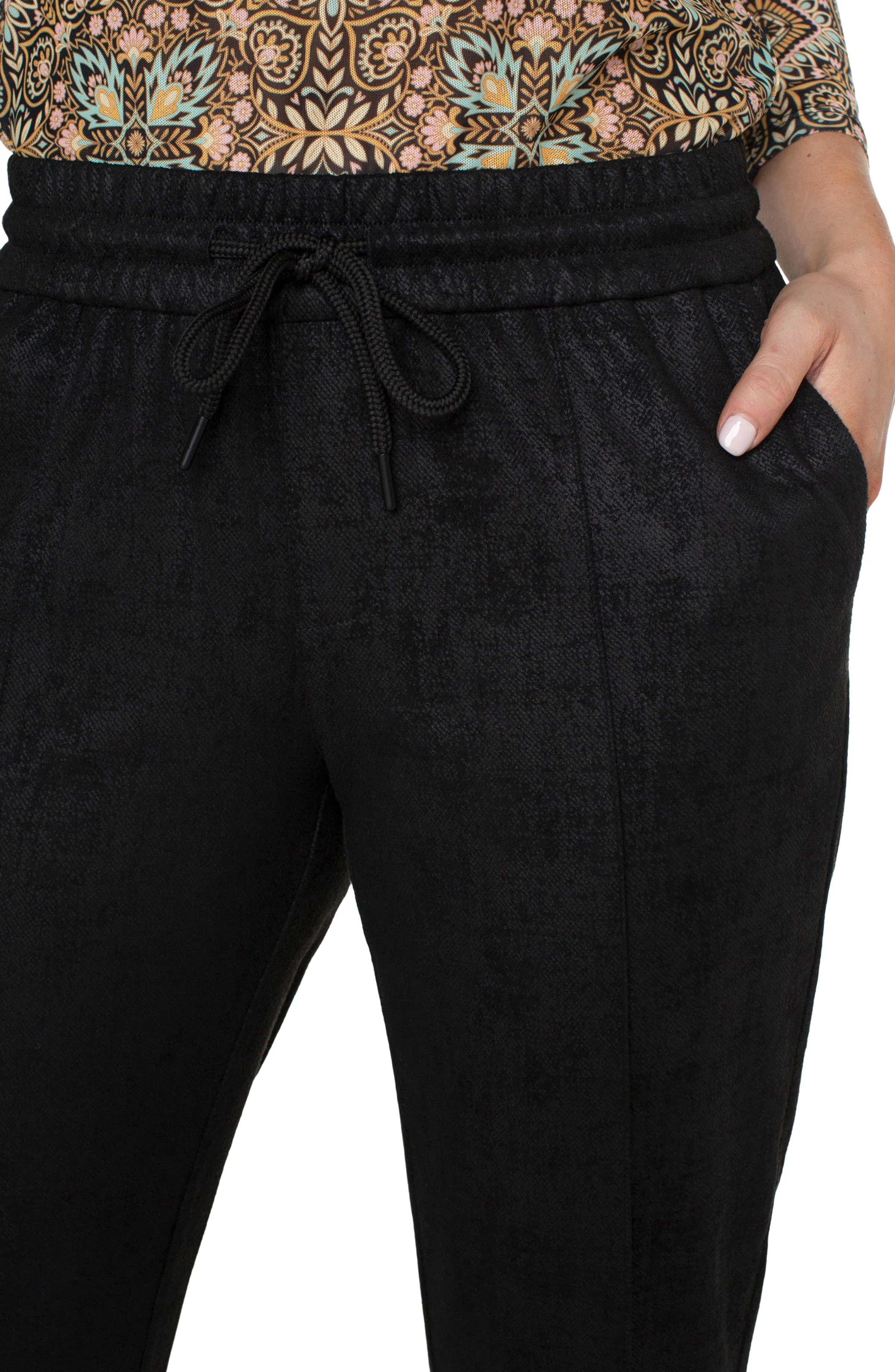 PULL-ON ANKLE TROUSER WITH PIN TUCKS sold by Liverpool Jeans Company product image thumbnail 3