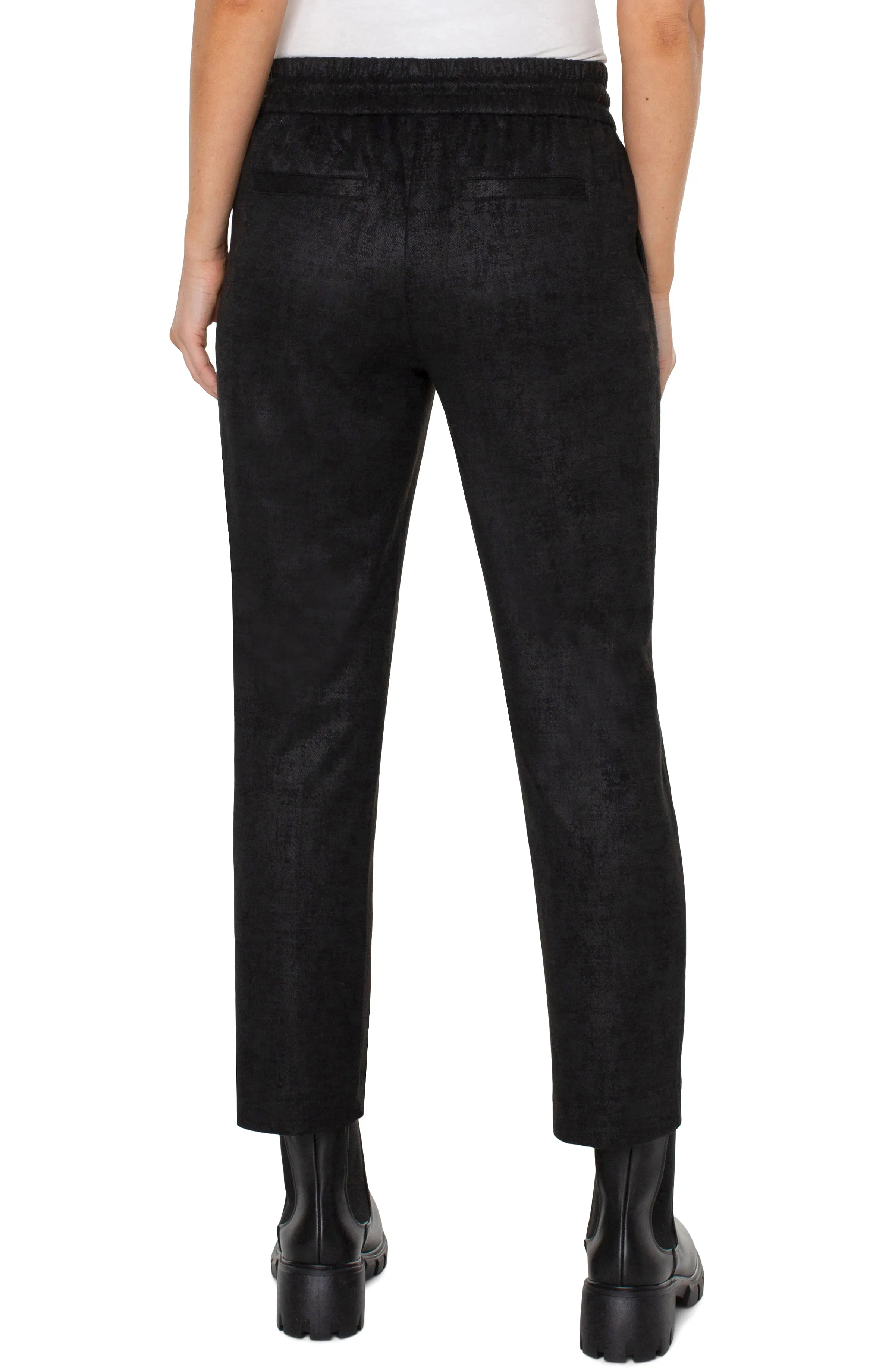 PULL-ON ANKLE TROUSER WITH PIN TUCKS sold by Liverpool Jeans Company product image thumbnail 4