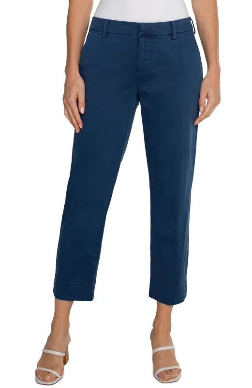 PETITE KELSEY TROUSER WITH SIDE SLIT sold by Liverpool Jeans Company