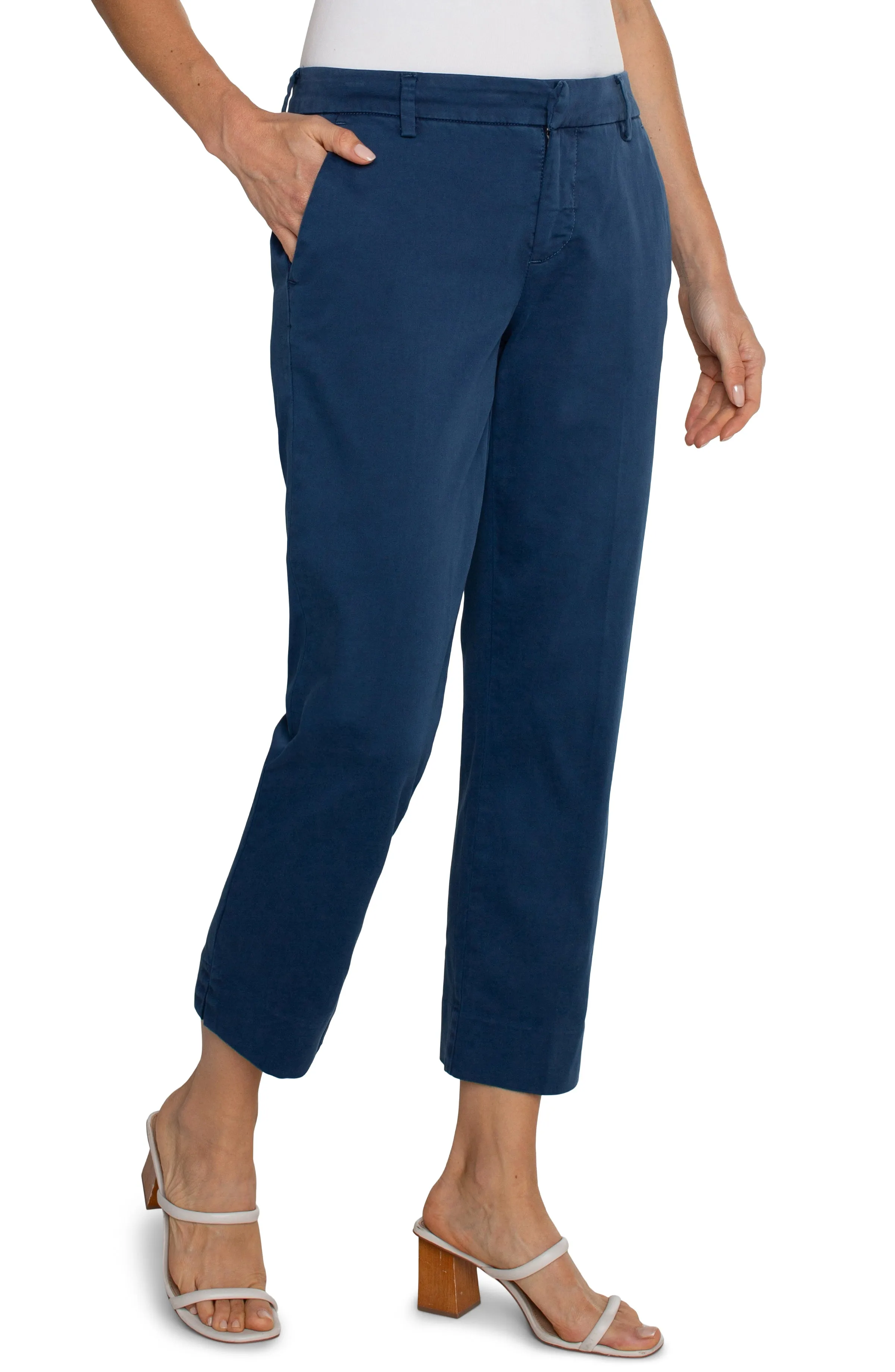 PETITE KELSEY TROUSER WITH SIDE SLIT sold by Liverpool Jeans Company product image thumbnail 4