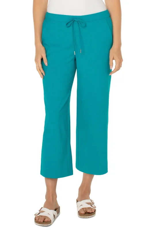 PULL-ON WIDE LEG CROP TROUSER sold by Liverpool Jeans Company
