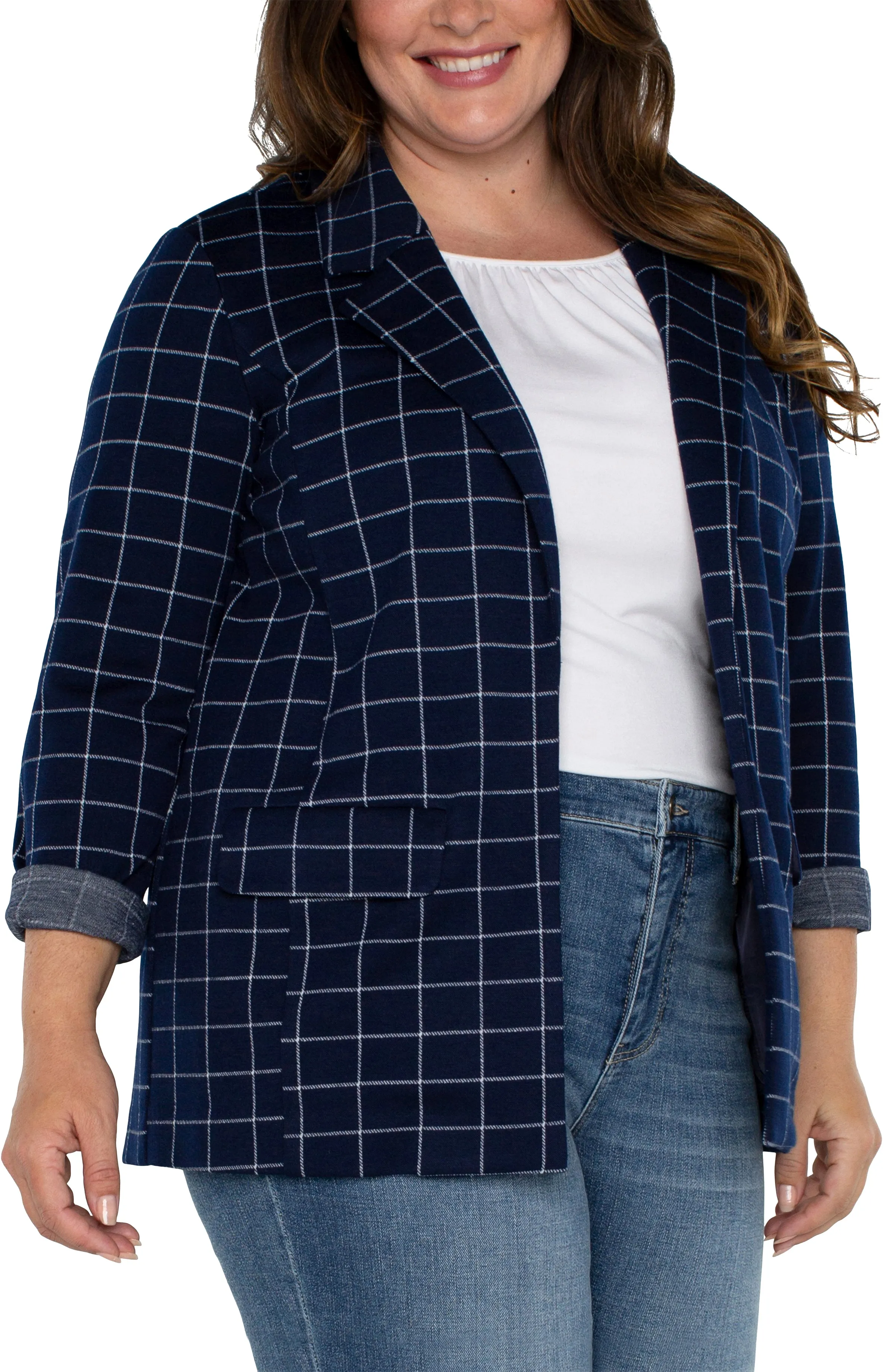BOYFRIEND BLAZER WITH PRINCESS DART sold by Liverpool Jeans Company product image thumbnail 3