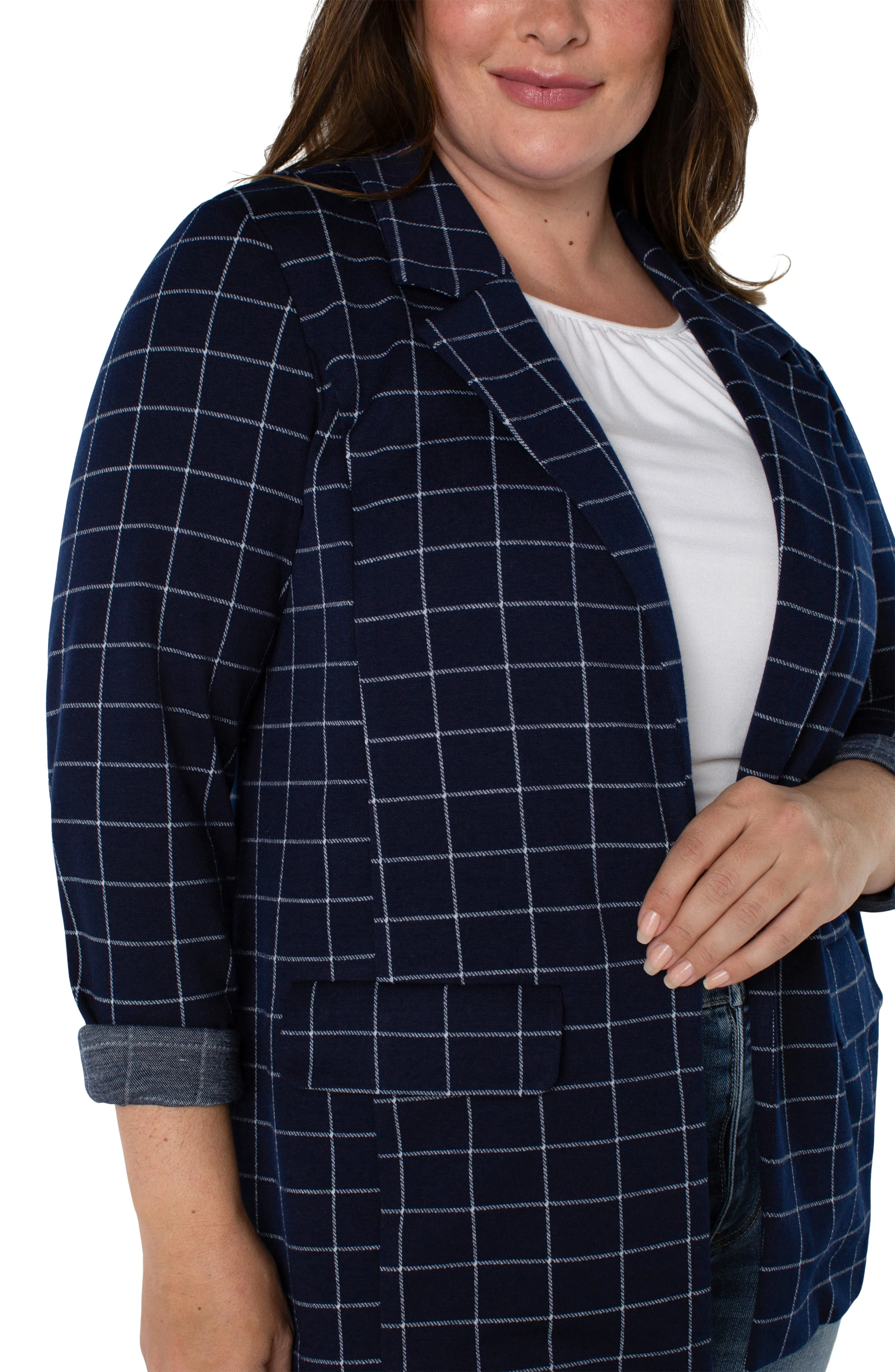 BOYFRIEND BLAZER WITH PRINCESS DART sold by Liverpool Jeans Company product image thumbnail 4