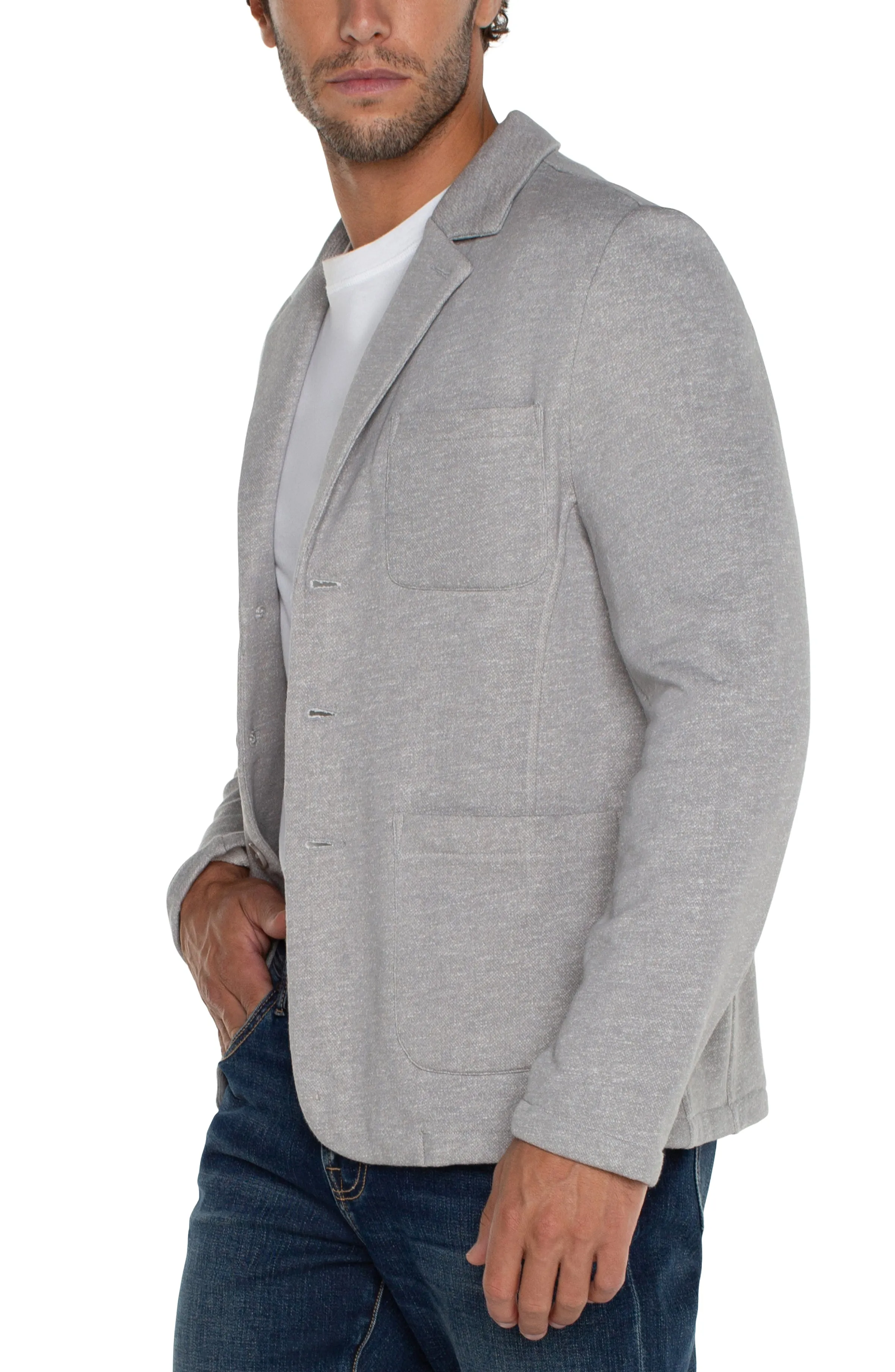 FRENCH TERRY BLAZER sold by Liverpool Jeans Company product image thumbnail 3
