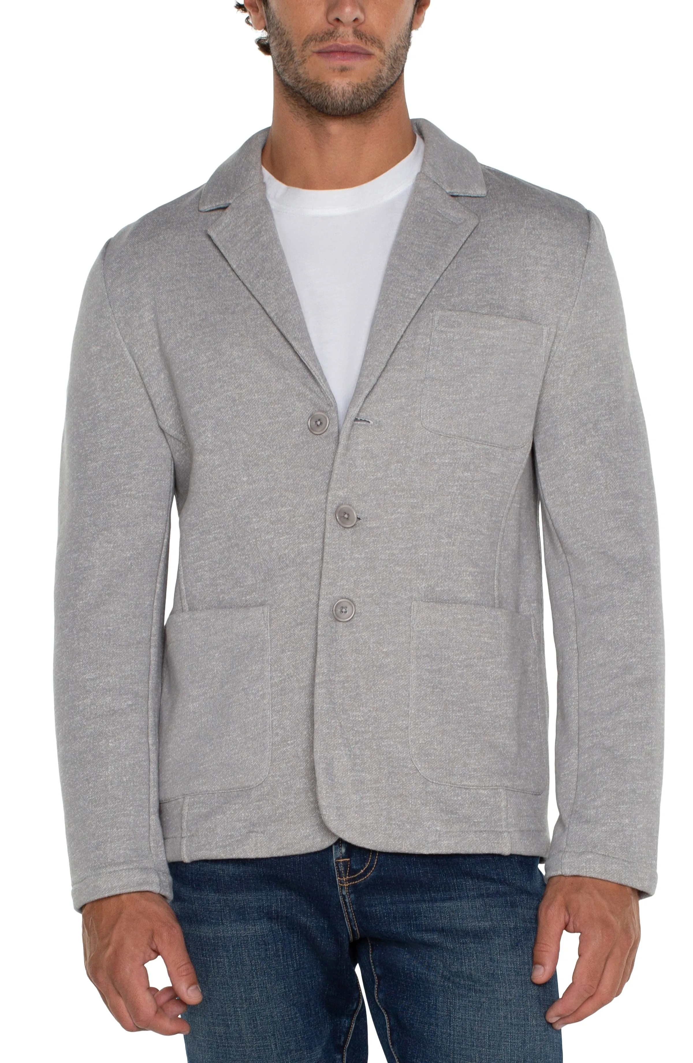 FRENCH TERRY BLAZER sold by Liverpool Jeans Company product image thumbnail 4