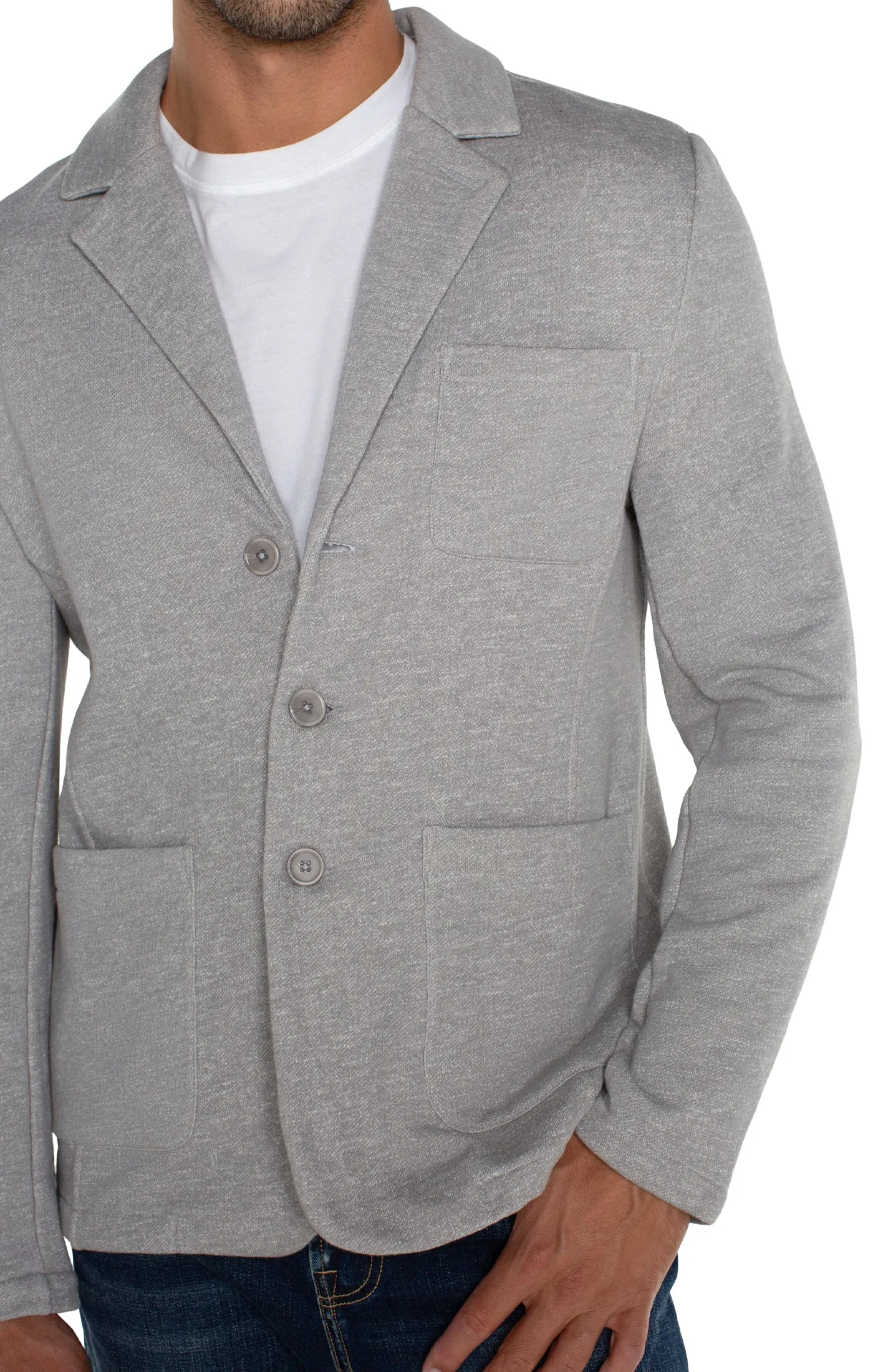 FRENCH TERRY BLAZER sold by Liverpool Jeans Company