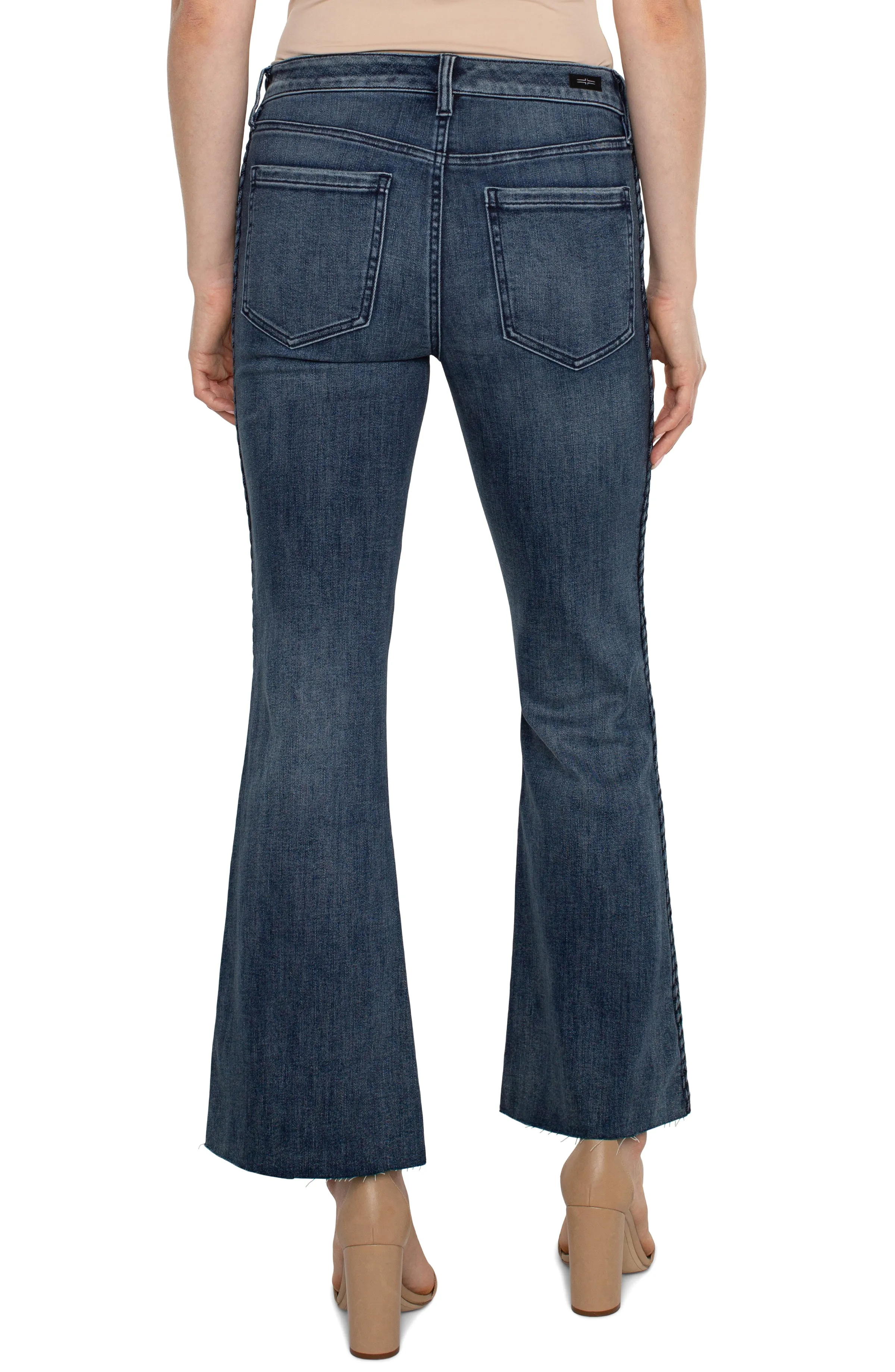 ECO HANNAH FLARE WITH BRAIDED TRIM sold by Liverpool Jeans Company product image thumbnail 2