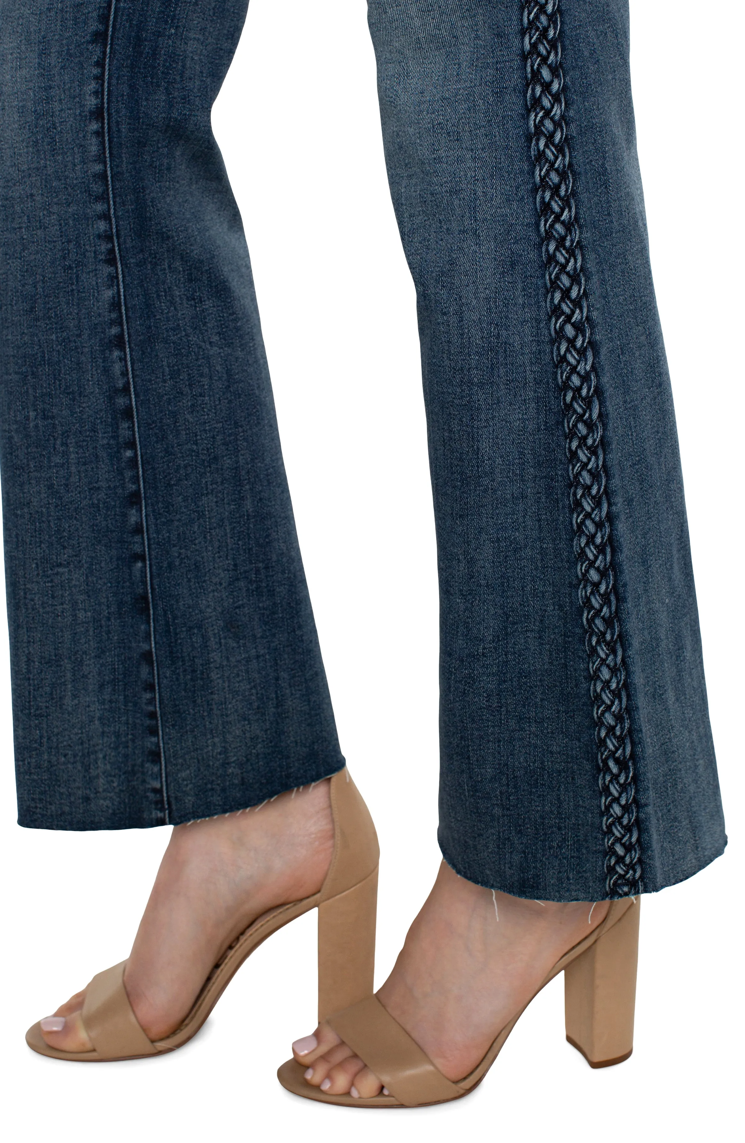 ECO HANNAH FLARE WITH BRAIDED TRIM sold by Liverpool Jeans Company product image thumbnail 4