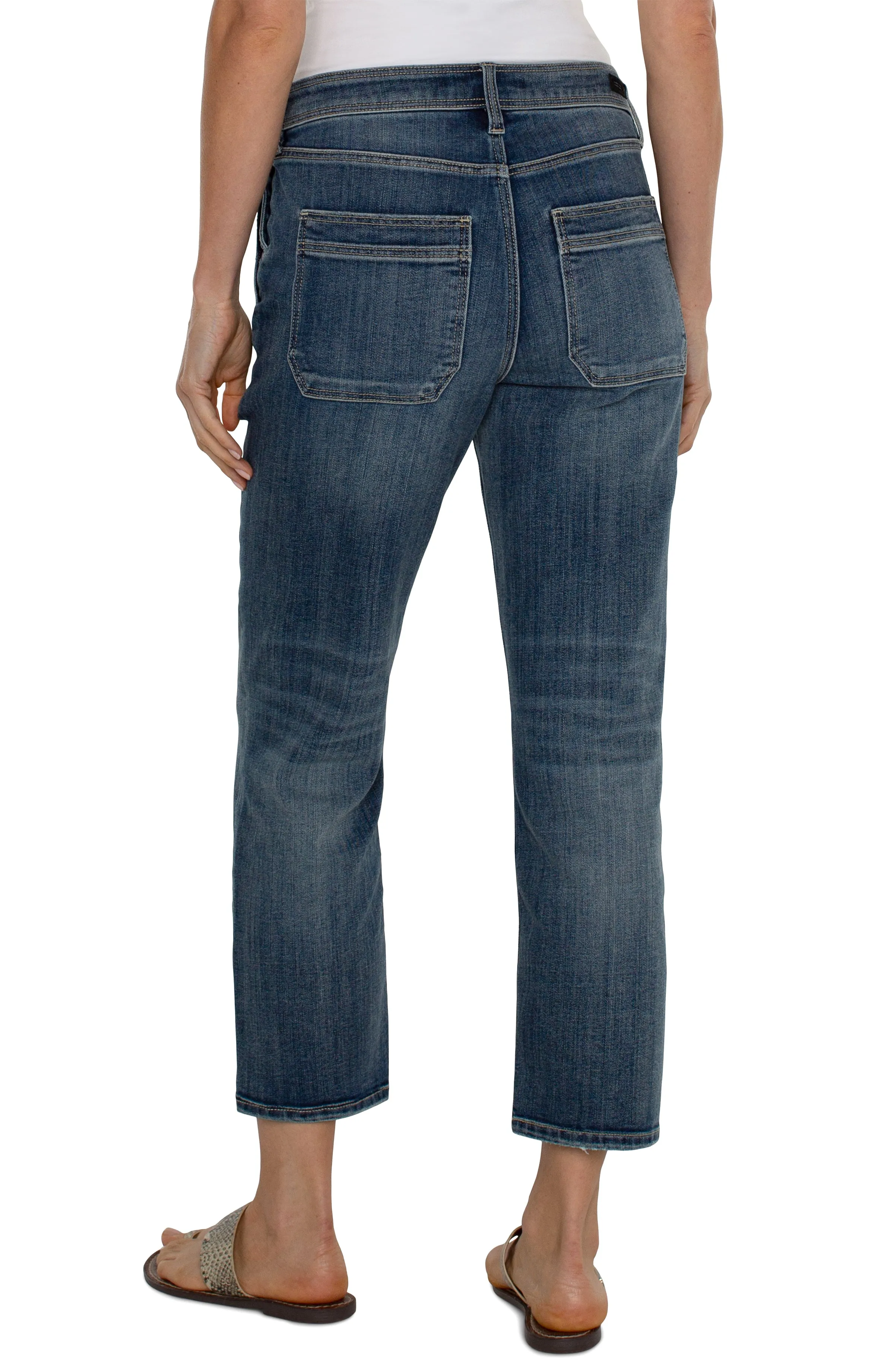 EASY UTILITY JEAN WITH SIDE BUTTON CLOSURE - ECO sold by Liverpool Jeans Company product image thumbnail 2