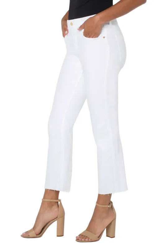 THE GIA GLIDER® CROP FLARE WITH BACK PLEAT ECO sold by Liverpool Jeans Company