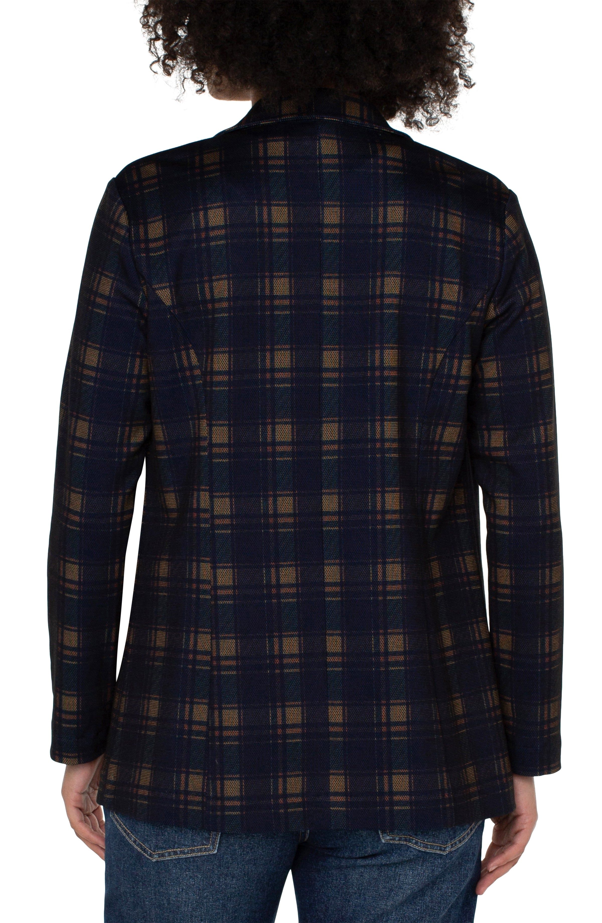 BOYFRIEND BLAZER WITH PRINCESS DART PATTERN KNIT sold by Liverpool Jeans Company product image thumbnail 4