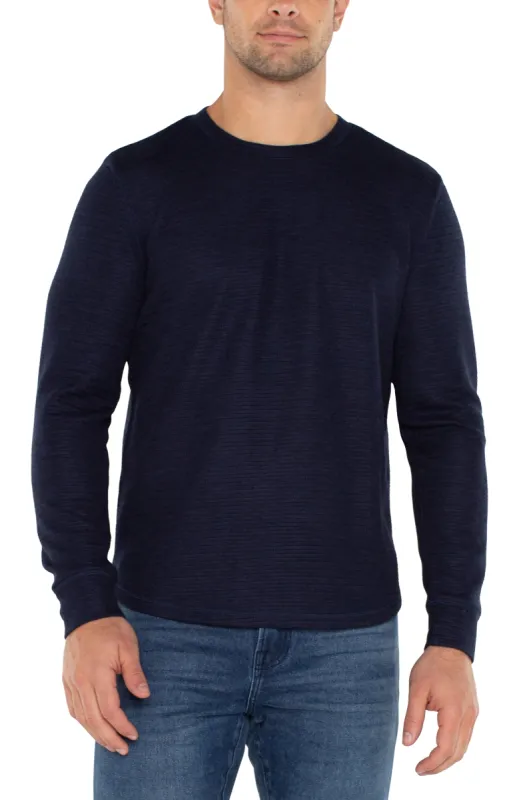 LONG SLEEVE CREW NECK sold by Liverpool Jeans Company