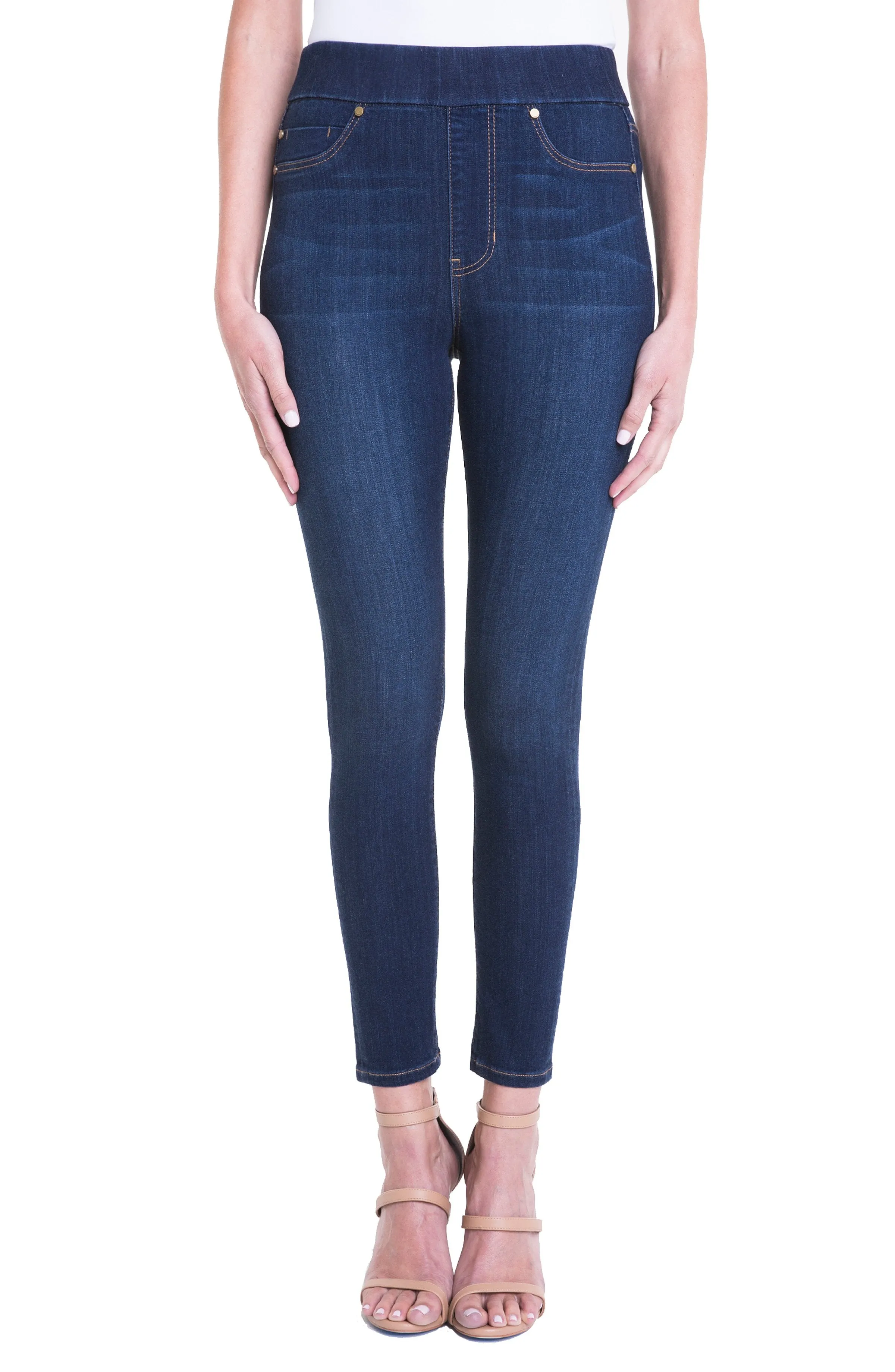 FARRAH HI-RISE PULL-ON ANKLE HIGH PERFORMANCE DENIM sold by Liverpool Jeans Company product image thumbnail 5