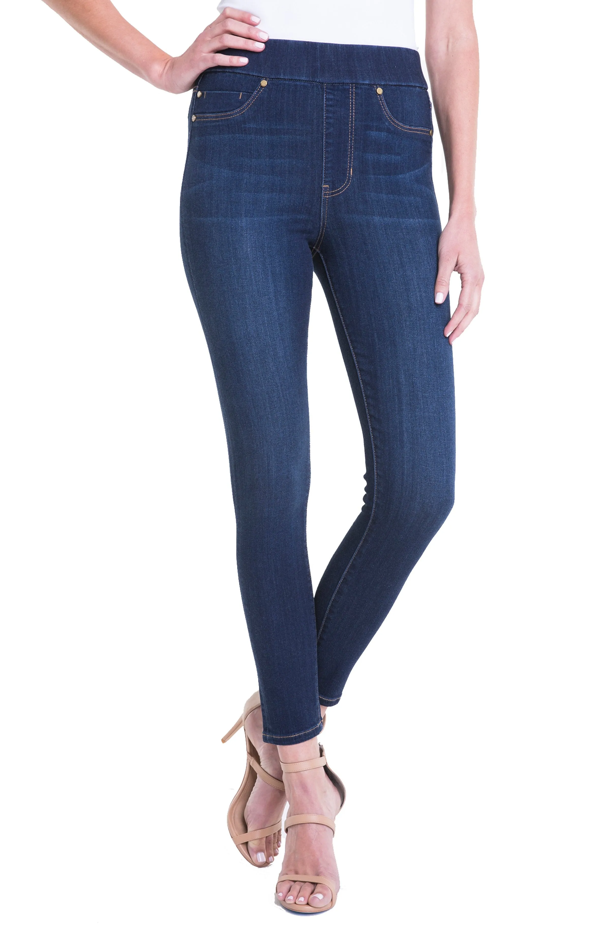 FARRAH HI-RISE PULL-ON ANKLE HIGH PERFORMANCE DENIM sold by Liverpool Jeans Company product image thumbnail 3