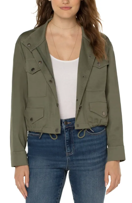 CROPPED CARGO JACKET sold by Liverpool Jeans Company