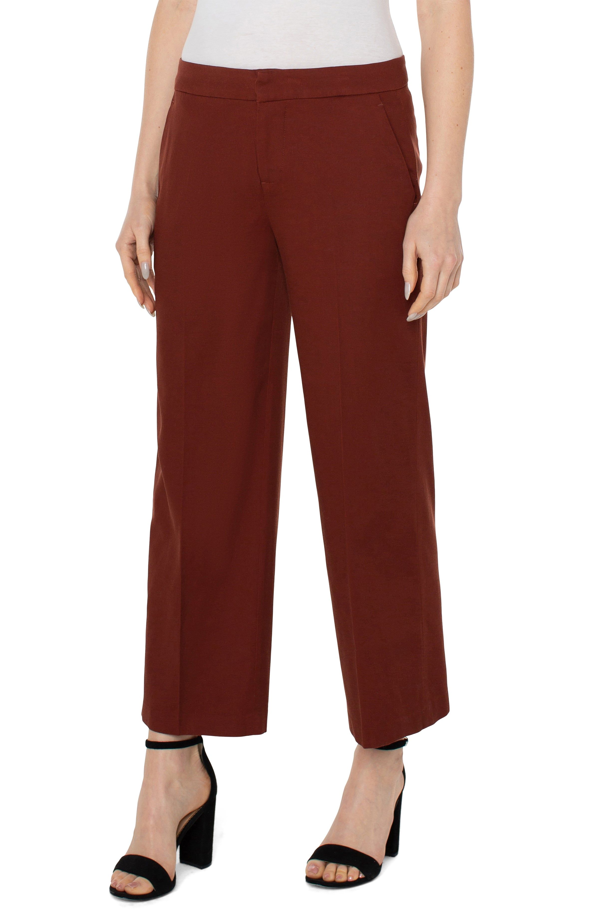 WIDE LEG ANKLE TROUSER sold by Liverpool Jeans Company product image thumbnail 3