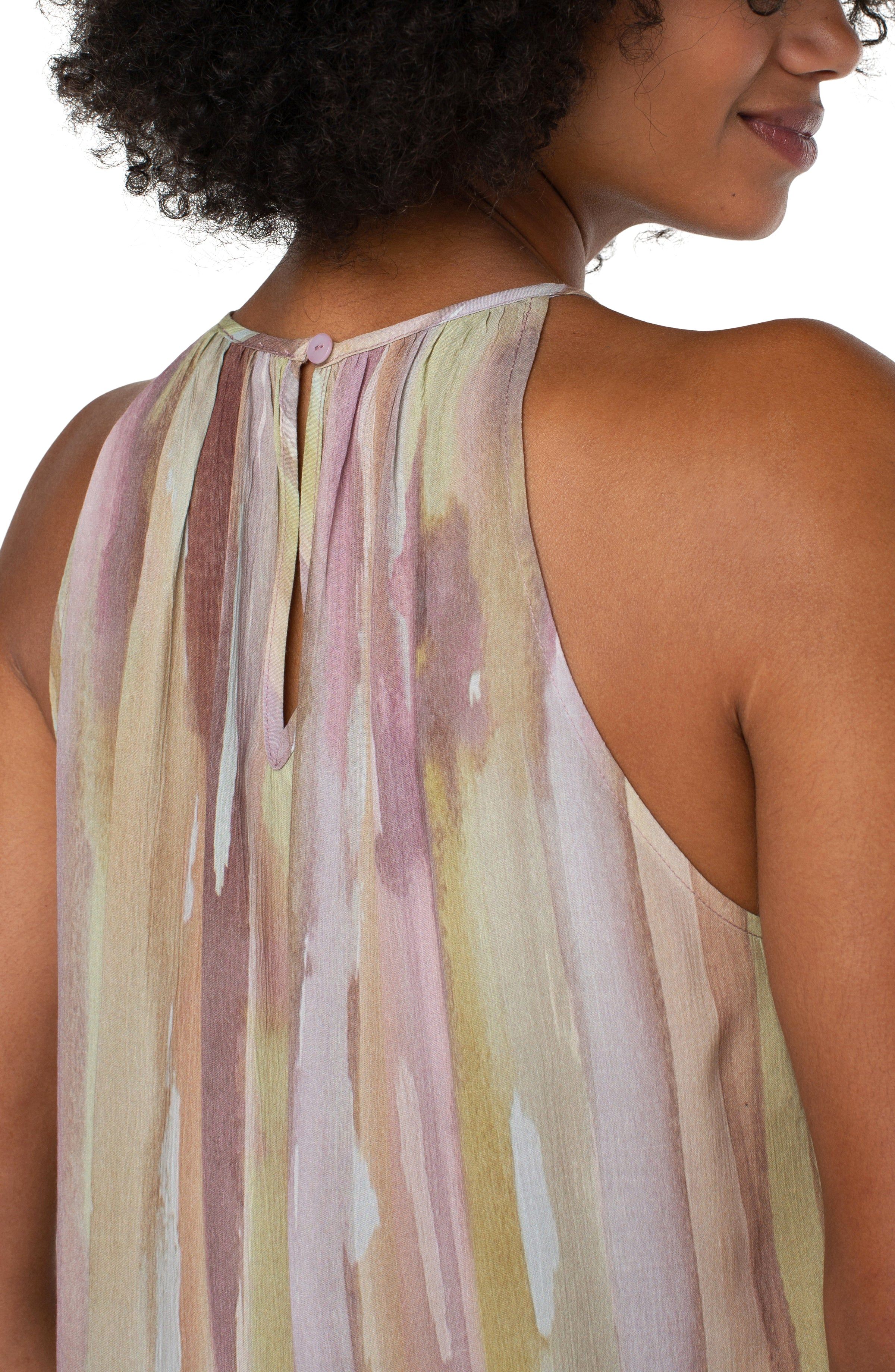 MOCK NECK HALTER TOP sold by Liverpool Jeans Company product image thumbnail 2