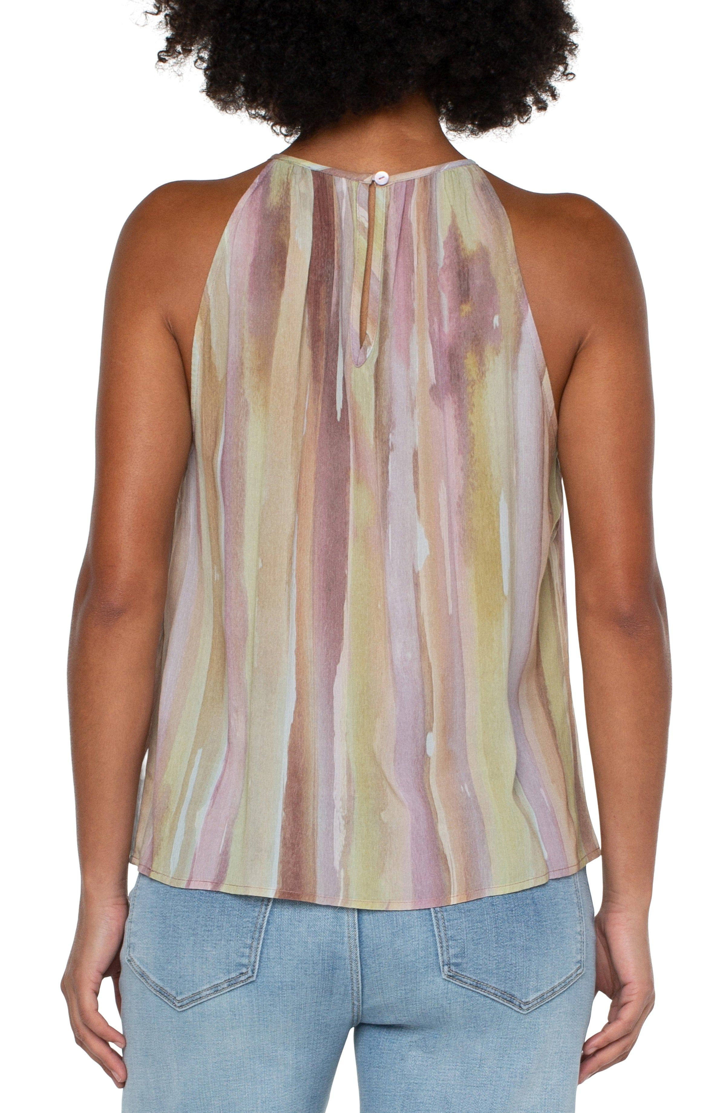 MOCK NECK HALTER TOP sold by Liverpool Jeans Company product image thumbnail 4
