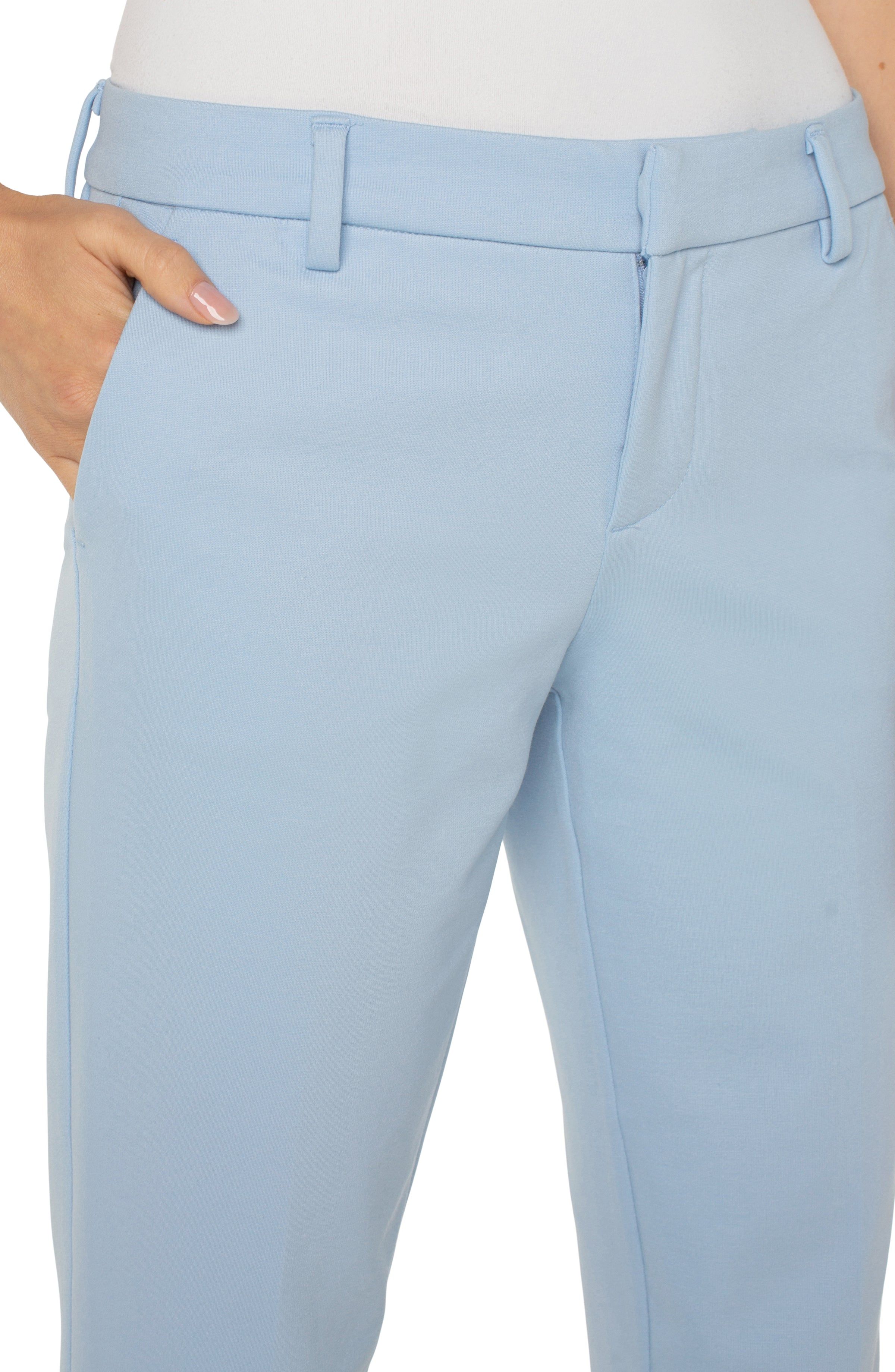 KELSEY KNIT TROUSER SUPER STRETCH PONTE sold by Liverpool Jeans Company product image thumbnail 4