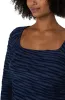 SQUARE NECK 3/4 SLEEVE KNIT TOP sold by Liverpool Jeans Company