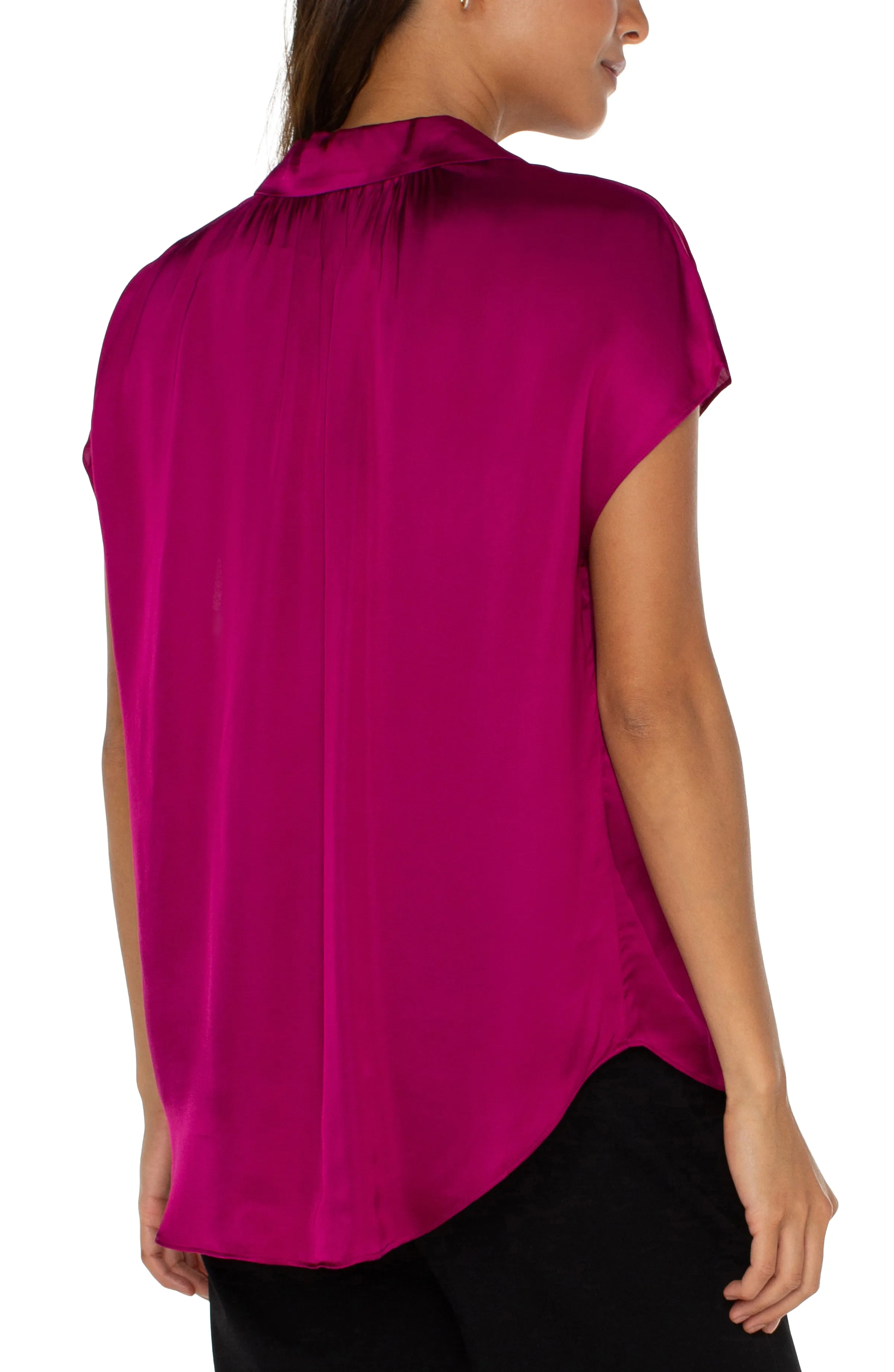 BUTTON FRONT DOLMAN SLEEVE BLOUSE sold by Liverpool Jeans Company product image thumbnail 3
