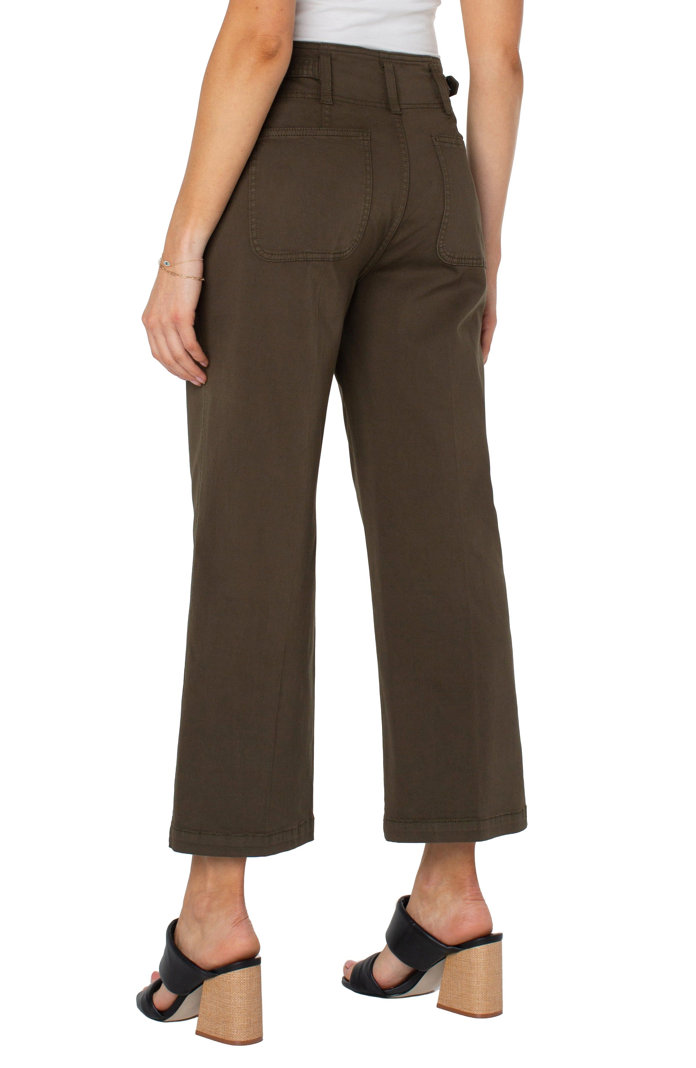 HI-RISE CINCH WAIST WIDE LEG sold by Liverpool Jeans Company product image thumbnail 3