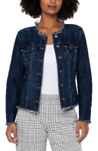 LACE UP DENIM JACKET sold by Liverpool Jeans Company