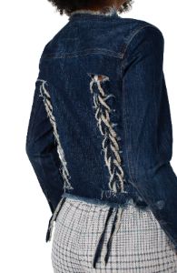 LACE UP DENIM JACKET sold by Liverpool Jeans Company