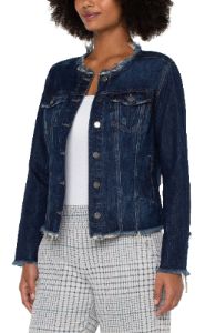 LACE UP DENIM JACKET sold by Liverpool Jeans Company