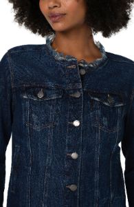 LACE UP DENIM JACKET sold by Liverpool Jeans Company