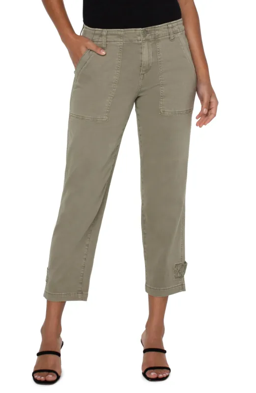PETITE UTILITY CARGO PANT WITH CINCHED LEG sold by Liverpool Jeans Company