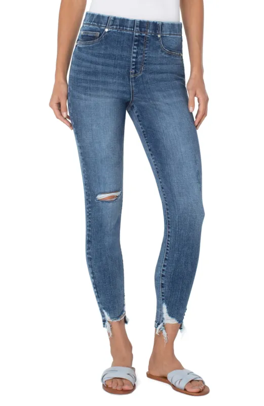 CHLOE ANKLE SKINNY WITH DESTRUCTED HEM ECO sold by Liverpool Jeans Company