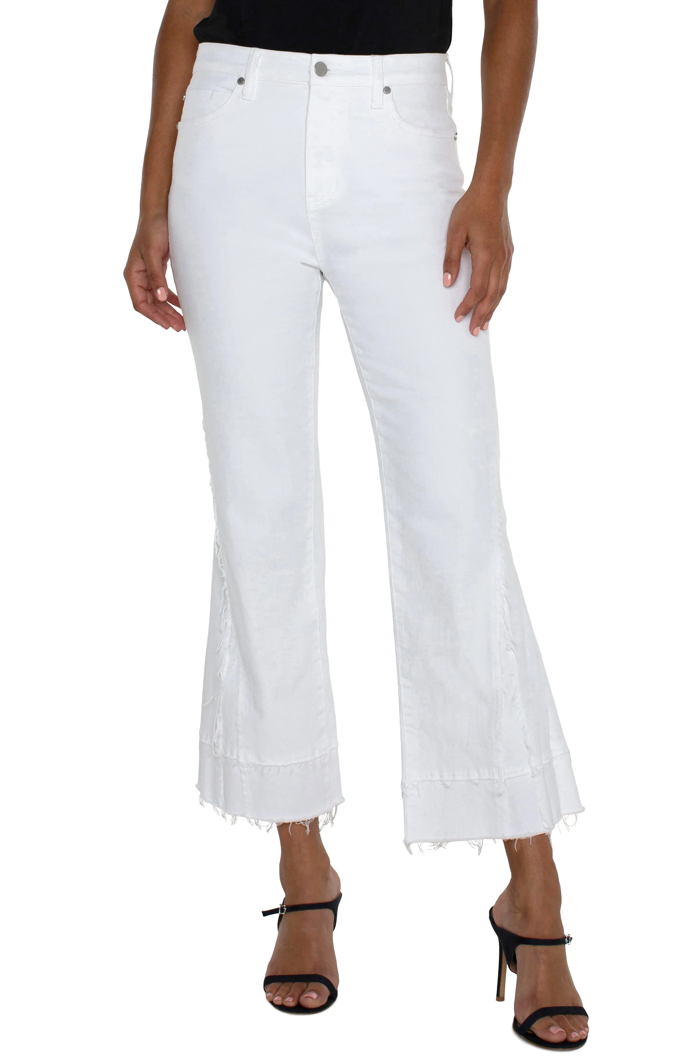 HANNAH HI-RISE ECO CROP FLARE sold by Liverpool Jeans Company