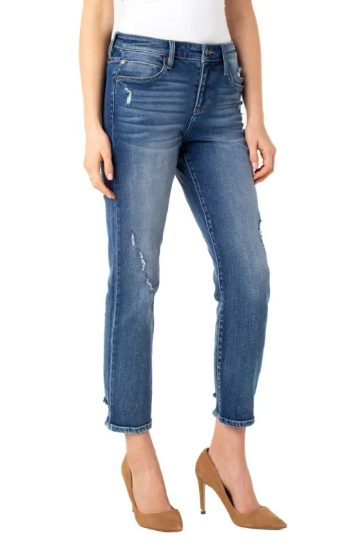 KENNEDY CROP STRAIGHT WITH DESTRUCTION ECO - LONG sold by Liverpool Jeans Company