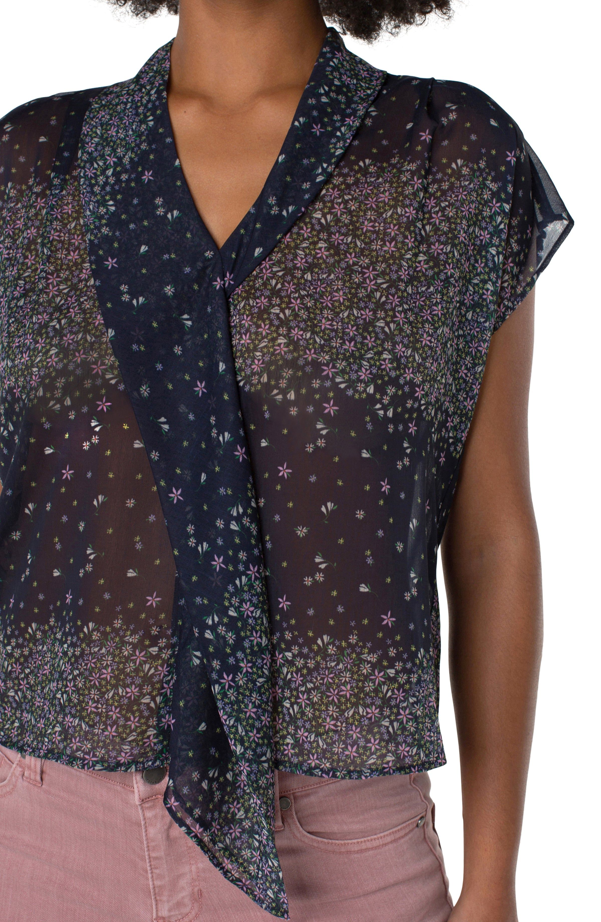 FLUTTER SLEEVE BLOUSE sold by Liverpool Jeans Company product image thumbnail 3