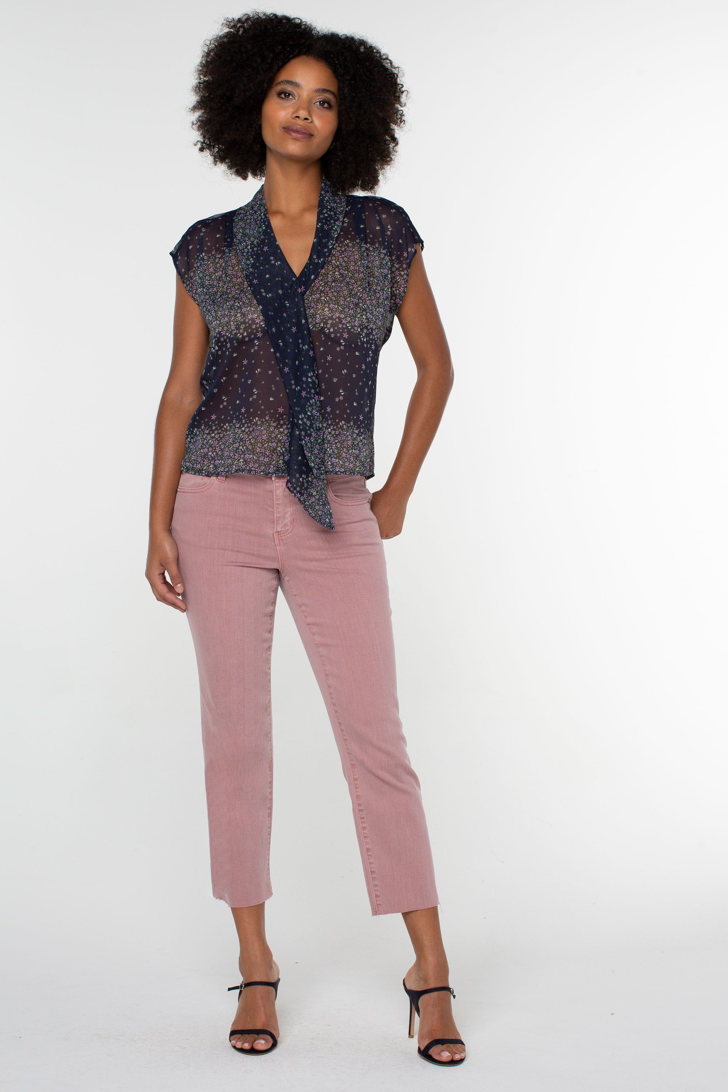 FLUTTER SLEEVE BLOUSE sold by Liverpool Jeans Company product image thumbnail 2