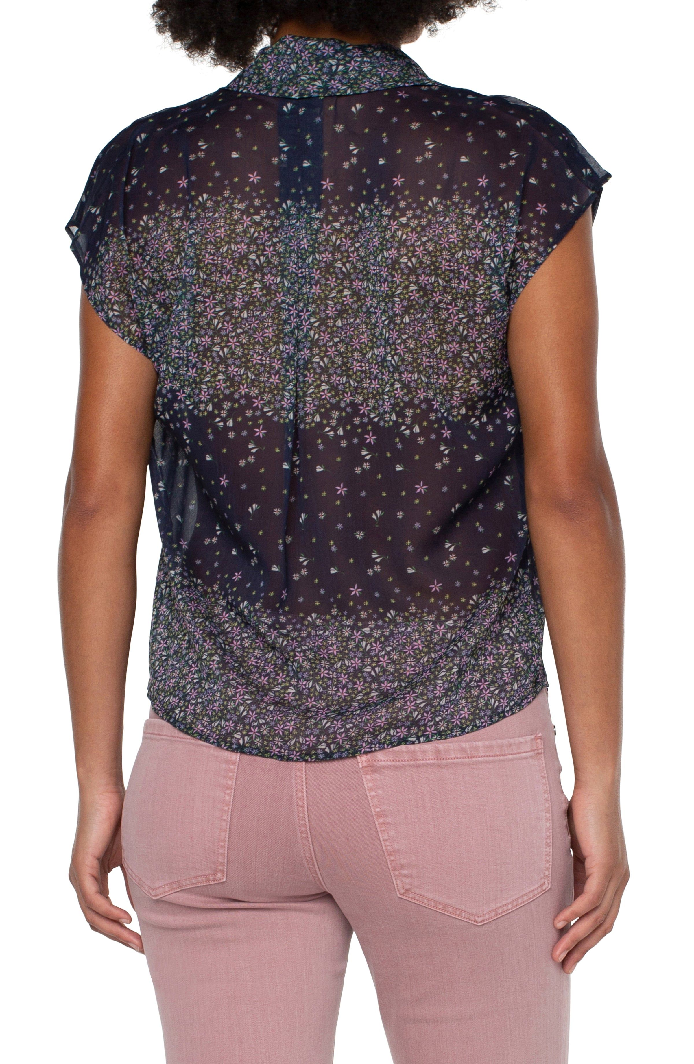 FLUTTER SLEEVE BLOUSE sold by Liverpool Jeans Company product image thumbnail 4