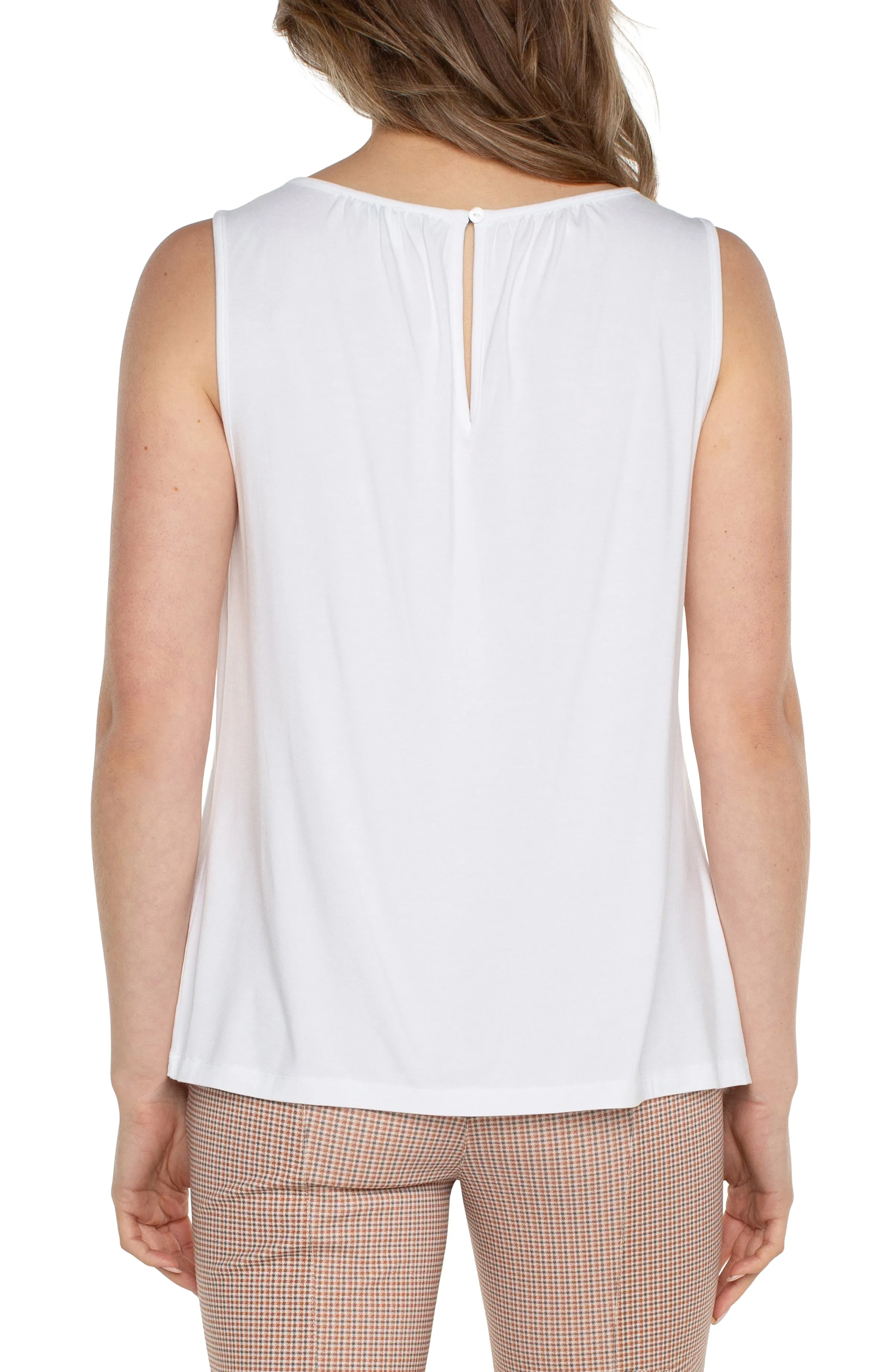 A-LINE SLEEVELESS KNIT TOP sold by Liverpool Jeans Company product image thumbnail 2