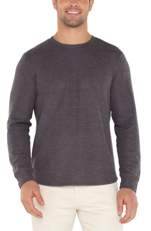 LONG SLEEVE CREW NECK sold by Liverpool Jeans Company