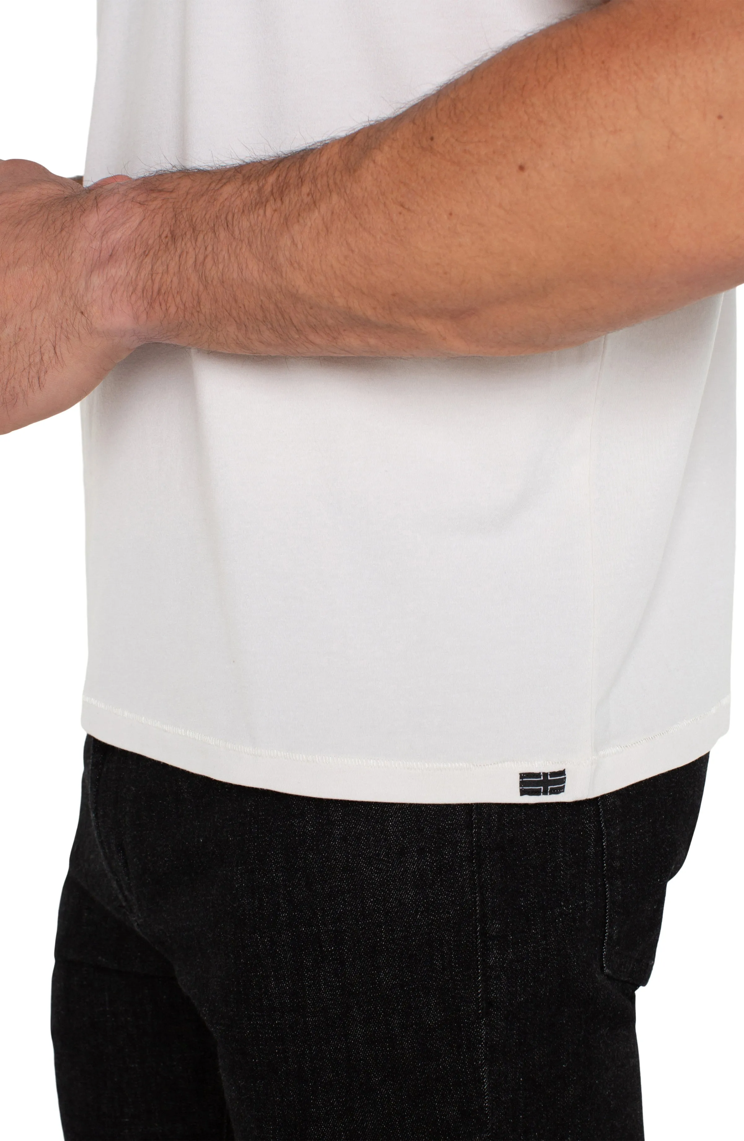 SHORT SLEEVE CREW NECK TEE sold by Liverpool Jeans Company product image thumbnail 3