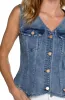ECO TRUCKER VEST sold by Liverpool Jeans Company